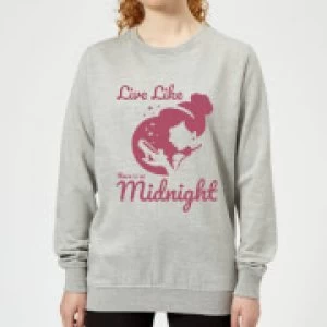 Image of Disney Princess Midnight Womens Sweatshirt - Grey - M
