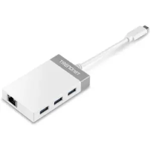 Image of Trendnet TUC-ETGH3 interface hub USB 3.2 Gen 1 (3.1 Gen 1) Type-C...