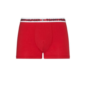Image of Tommy Bodywear Logo Trunks - Red