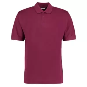 Image of Kustom Kit Mens Klassic Superwash Short Sleeve Polo Shirt (3XL) (Burgundy)