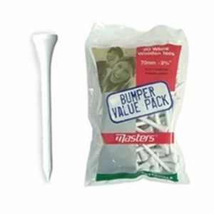 Image of Masters Wood Tees White 2 3/4 Bumpa bag 110