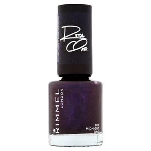 Image of Rimmel 60 Secs Rita SOB Nail Polish 903 Black Purple