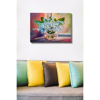 Image of Kanvas Tablo (50 x 70) - 157 Multicolor Decorative Canvas Painting