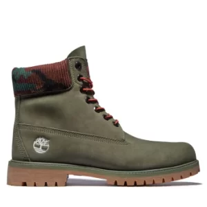 Image of Timberland Heritage 6" Winter Boot For Men In Green/camo Green, Size 9