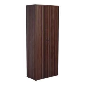 Image of Jemini Wooden Cupboard 800x450x2000mm Dark Walnut KF811053