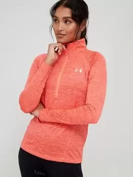 Image of Under Armour Tech Twist Half Zip Top - Orange