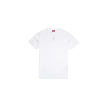 Image of Diesel Small Mid D T Shirt - White 100