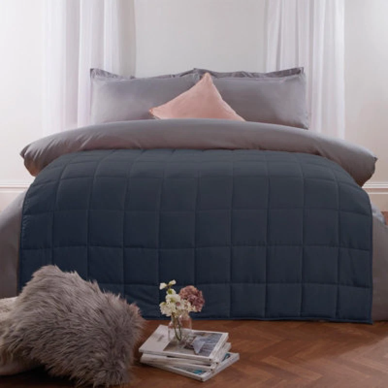 Image of OHS OHS Sensory Sleep Therapy Weighted Blanket in Navy Size: 125cm x 150cm Navy 125cm x 150cm Unisex 5027434169948