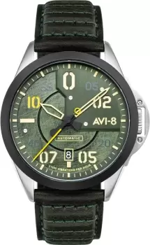 Image of AVI-8 Watch P-51 Mustang Hitchcock Automatic Greentree