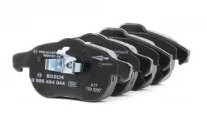 Image of Bosch Brake Pads OPEL,FIAT,SAAB 0 986 494 044 1012800120,12765397,12800120 Disk Pads,Brake Pad Set, disc brake 12803551,1605088,1605094,1605095