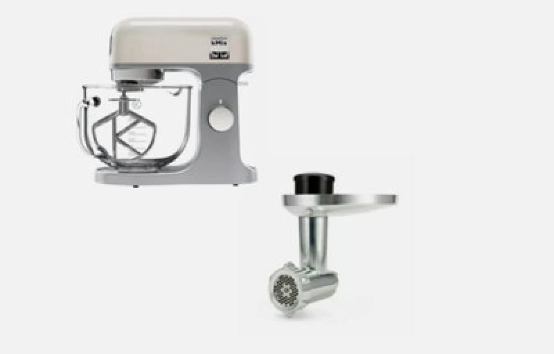 Image of Kenwood 5L Kmix Stand Mixer Cream & Food Mincer