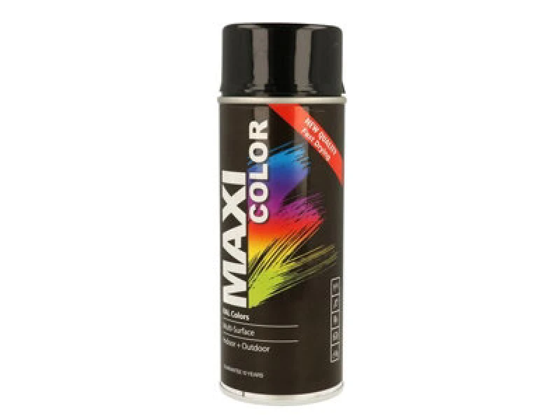 Image of Maxicolor Mx9005 Maxicolor Spray Gloss Deep Black Ral9005 400Ml Mxcmx9005