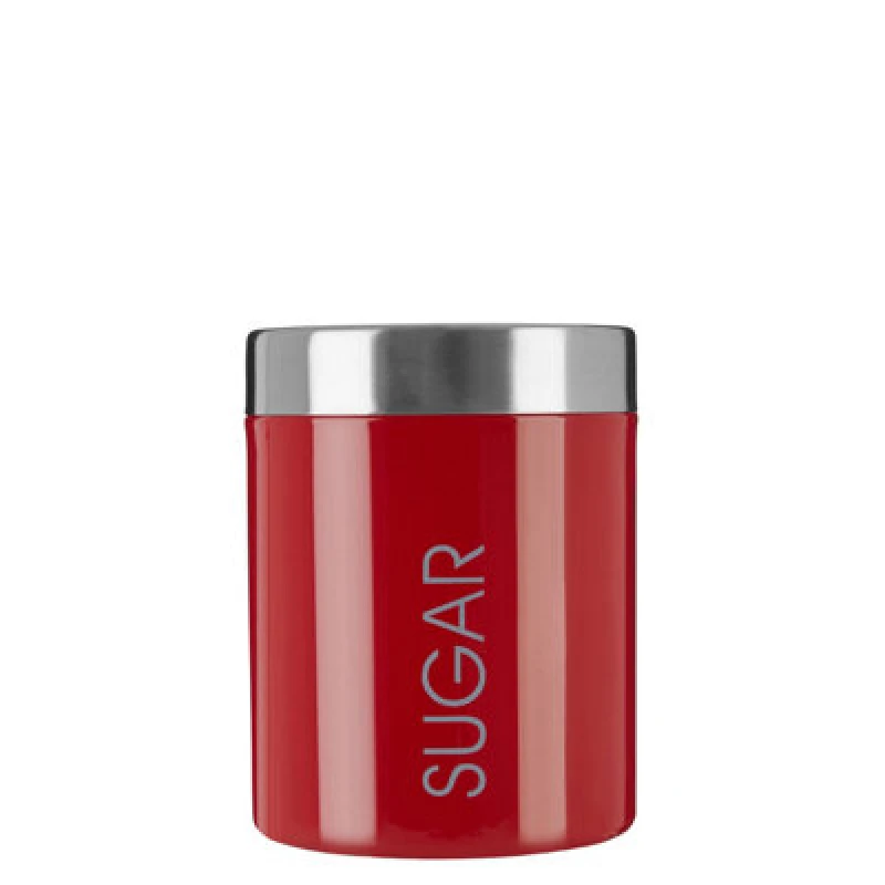 Image of Premier Housewares Maison by Premier Liberty Enamel Sugar Canister Red