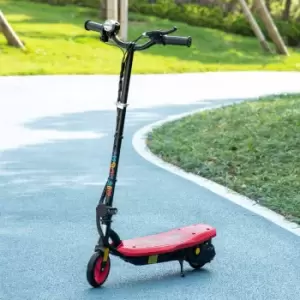 Image of Homcom Folding Electric Scooter E Scooter With LED Headlight For Ages 7-14, Red