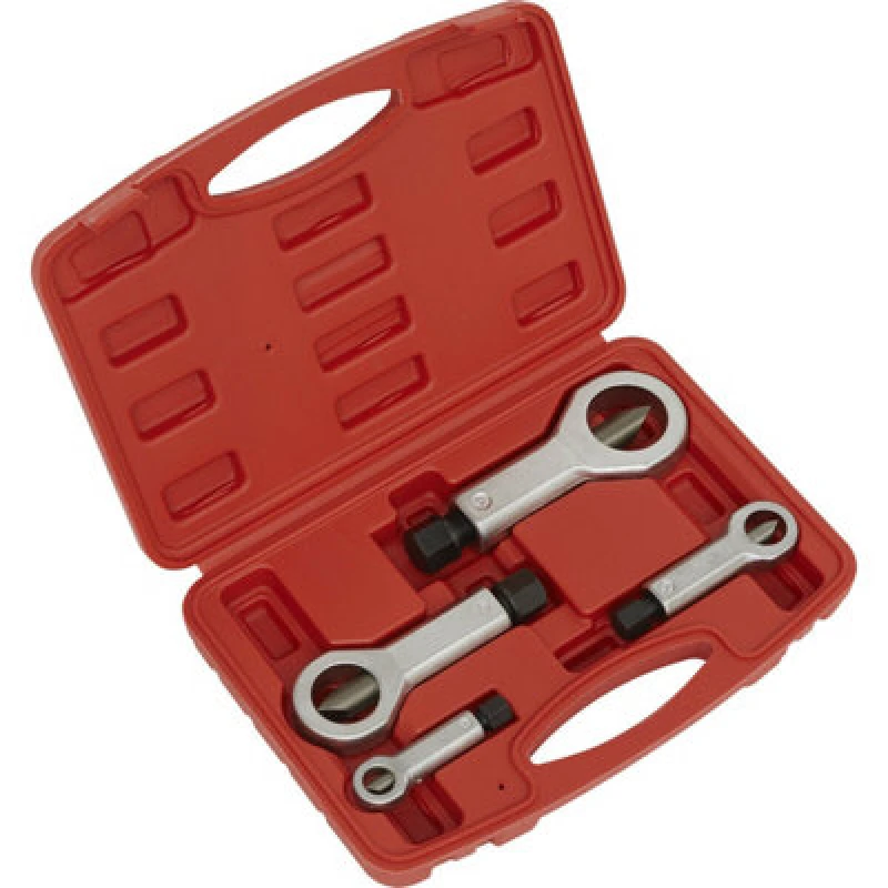 Image of Loops 4 Piece Nut Splitter Set - 9mm to 27mm Capacity - Hardened Steel Blades - Case Metallics