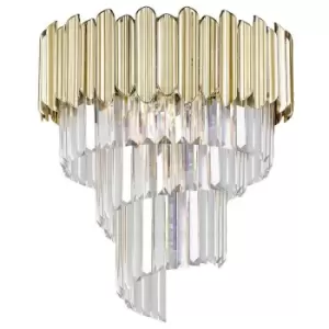 Image of Zumaline Gladius Ceiling Light, Gold, 5x E14