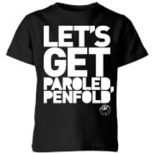 Image of Danger Mouse Let's Get Paroled Penfold Kids T-Shirt - Black - 3-4 Years