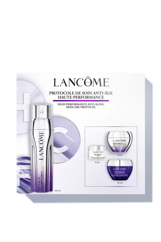 Image of Lancome Womens Renergie H.C.F. Triple Serum Anti-Aging Skin Routine Set 50ml Skincare Gift Set in Misc Misc Female