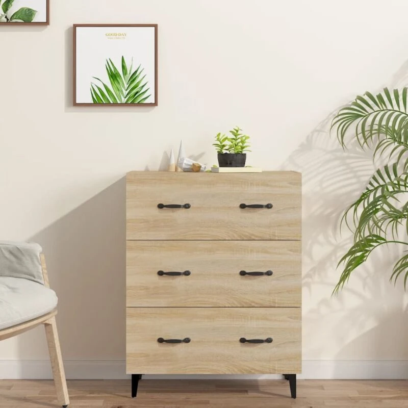 Image of VIDAXL Sideboard Sonoma Oak 69.5x34x90cm Engineered Wood Vidaxl 8720286972328