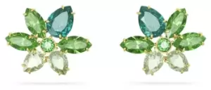 Image of Swarovski 5658400 Gema Stud Earrings Gold-Tone Plated Jewellery
