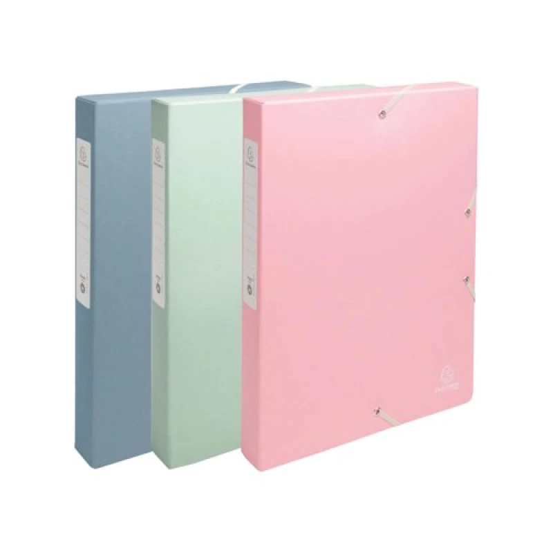 Image of Autentik Exacompta Autentik Filing Box 40mm Spine A4 Assorted 59339E 59339E