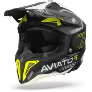 Image of Airoh Aviator 3 Primal Carbon Flat Yellow XL