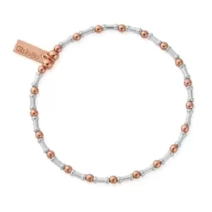 Image of ChloBo Rose Gold Plated & Silver Rhythm Of Water Bracelet