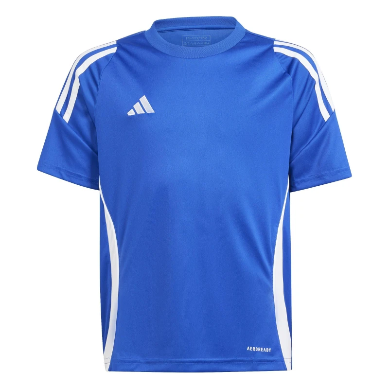 Image of adidas Tiro 24 Training T-Shirt Juniors - Blue Blue 11 - 12 Years