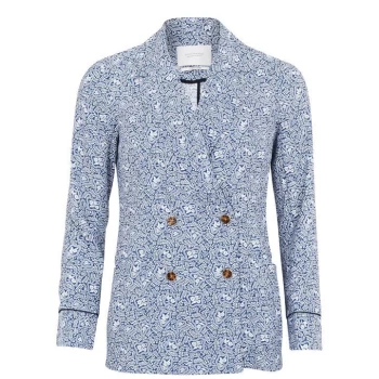 Image of Scotch and Soda Double Breasted Blazer - Blue 218