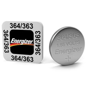 Image of Energizer SR60/S42 364/363 Silver Oxide Coin Cell Watch Battery