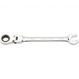 Image of Draper Expert Hi Torq Flexible Ratchet Combination Spanner 12mm