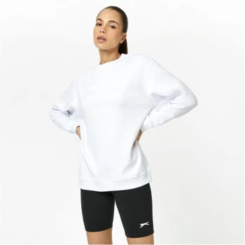 Image of Slazenger x Sophia & Cinzia Crew Neck Sweatshirt - White