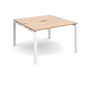 Image of Adapt II Starter Units Back to Back 1200mm x 1200mm - White Frame bee