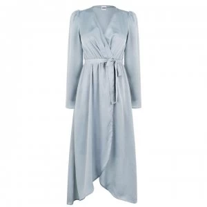 Image of Vero Moda Julia Long Sleeve Maxi Dress - A-24 SLATE