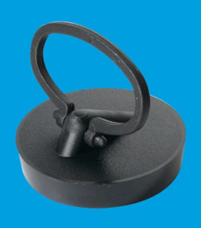 Image of MCALPINE Mcalpine - BP3H 1.5' (Fits 1.25' Waste) Black pvc Plug with Handle McAlpine87354