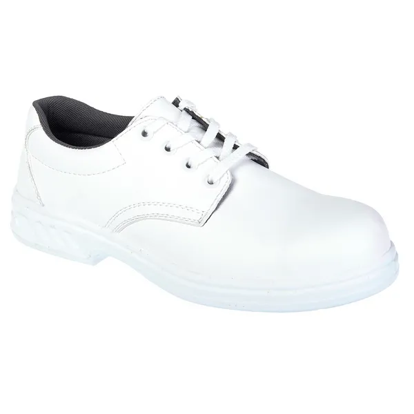 Image of Portwest Steelite Laced S2 Safety Shoes FW80WHR44 Colour: White