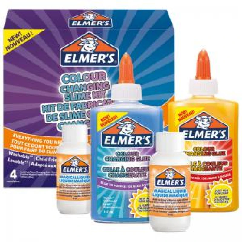 Image of Elmers Colour Changing Slime Kit Include Colour Changing Glue and EXR49825NR
