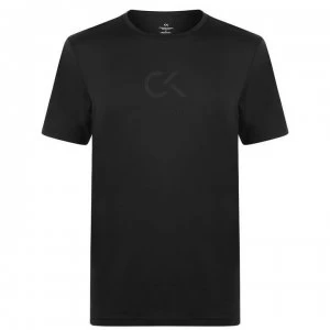 Image of Calvin Klein Performance Logo T Shirt - Ck Black 007