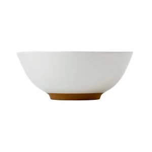 Image of Royal Doulton Barber and osgerby olio white cereal bowl 16cm White