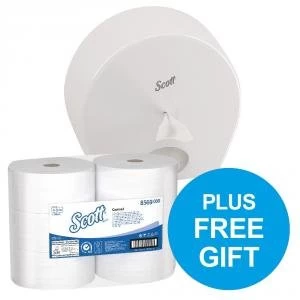Image of Bundle Kimberley Clark Scott Control Toilet Tissue 2 ply 314m White
