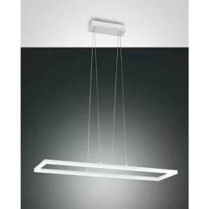 Image of Fabas Luce Bard LED Integrated Pendant Ceiling Light Light White Glass