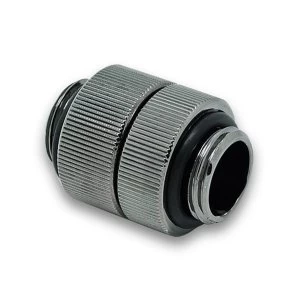 Image of EK Water Blocks EK-AF Extender Rotary M-M G1/4 - Black Nickel