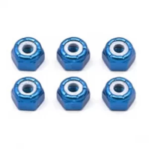 Image of Team Associated Blue 8-32 Alum. Nuts