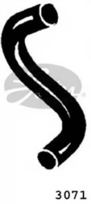 Image of Curved Radiator Hose 230mm X 32 Gates 3071