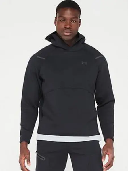Image of Under Armour Mens Unstoppable Fleece Hoodie - Black
