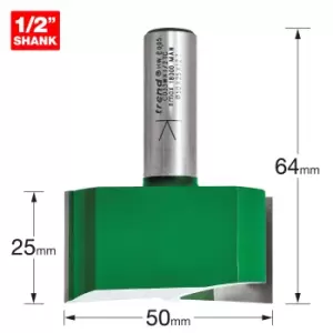 Image of Trend CRAFTPRO Two Flute Straight Router Cutter 50mm 25mm 1/2"