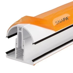 Image of Snapa Lean-to Bar 10, 16, 25, 32, & 35mm.Inc.Endcp 4m White