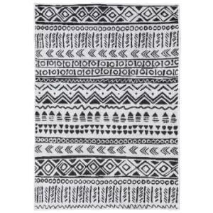 Image of Duo Weave Indoor/Outdoor Rug Tribal Black 230 X 160Cm