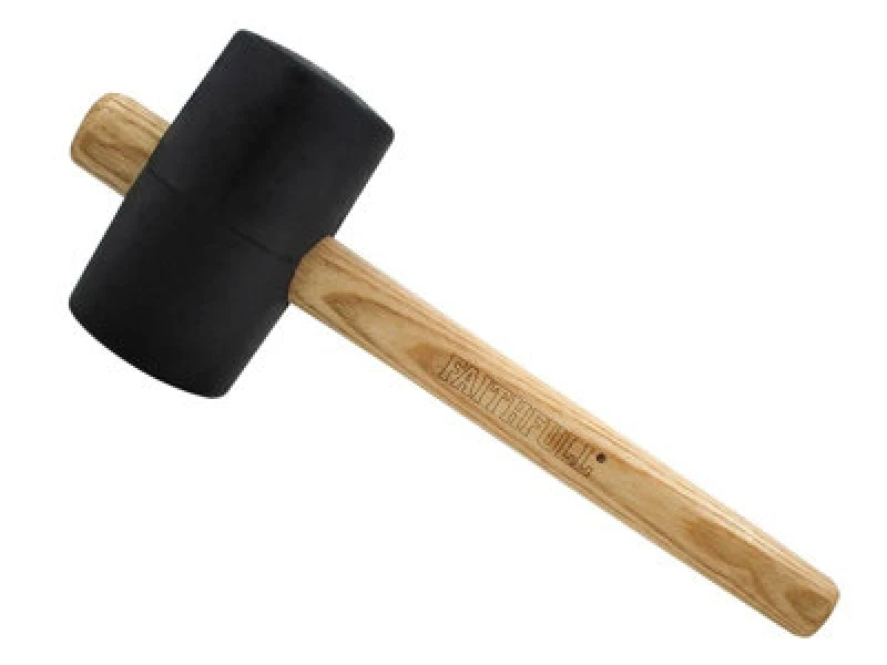 Image of Faithfull Fsc Black Rubber Mallet 28Oz Fairmb28Fsc