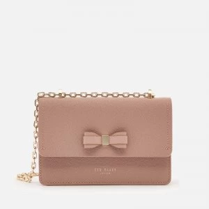 Image of Ted Baker Womens Appril Chain Shoulder Bag - Dusky Pink